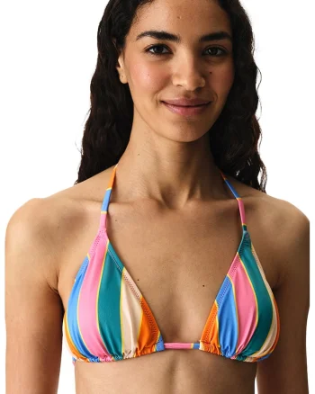 Sutien de baie cu bureti detasabili, Multicolor