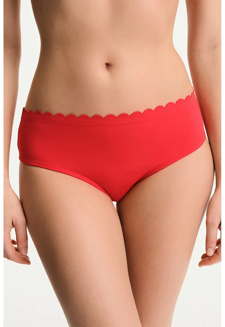 Slip cu talie elastica, Rosu