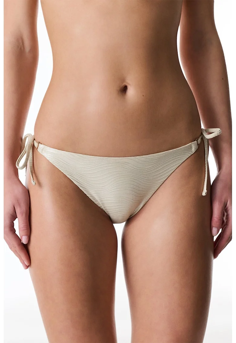 Slip cu snururi laterale, Auriu rose