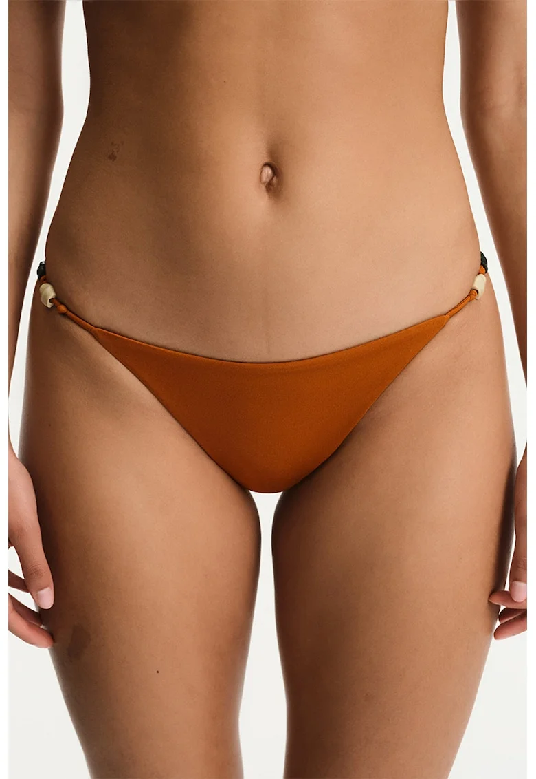 Slip brazilian cu margele, Portocaliu stins