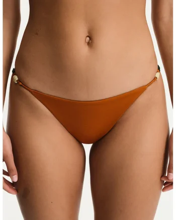 Slip brazilian cu margele, Portocaliu stins