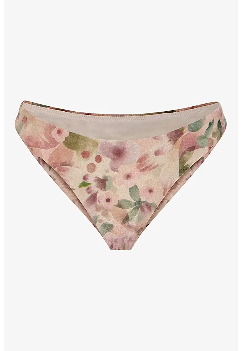 Slip cu model floral, Multicolor