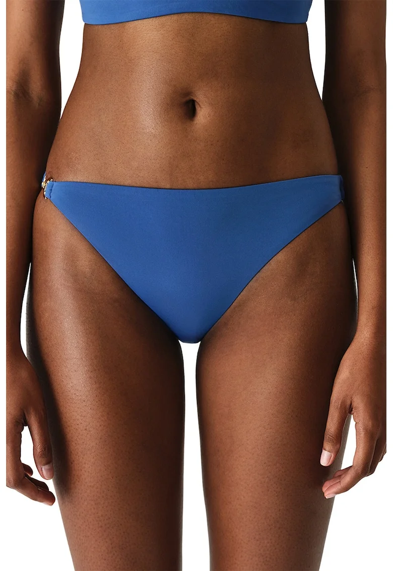 Slip cu model uni, Albastru inchis