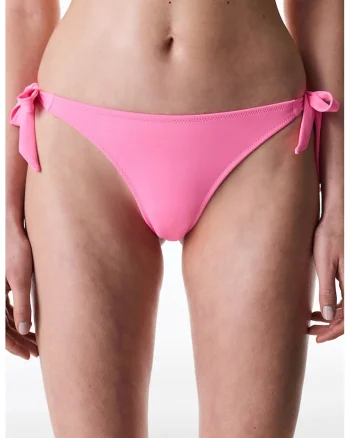 Slip tanga cu prindere laterala, Roz deschis