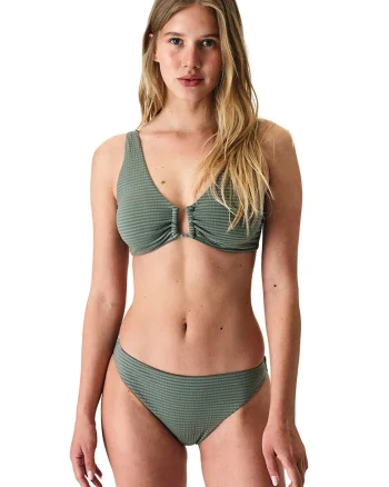 Sutien cu dungi, Verde smarald