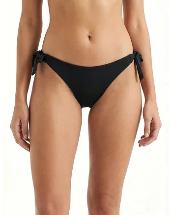 Slip clasic cu prindere laterala, Negru