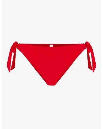 Slip cu sireturi laterale, Rosu