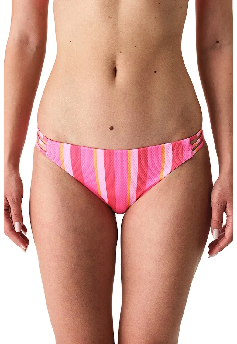 Slip cu model in dungi, Fucsia/Roz deschis/Roz aprins