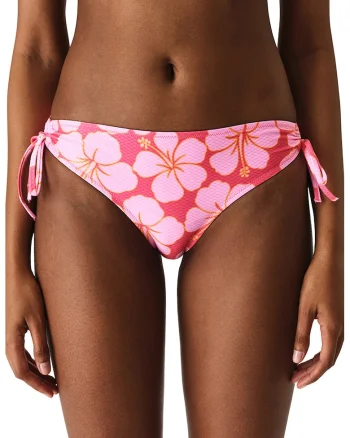 Slip cu model floral, Fucsia/Roz deschis