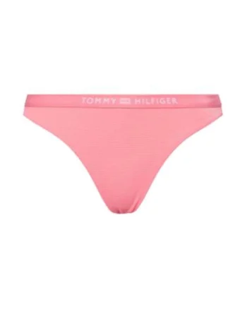 Slip de bikini dama,  roz, 94% nylon reciclat, 6% elastan,