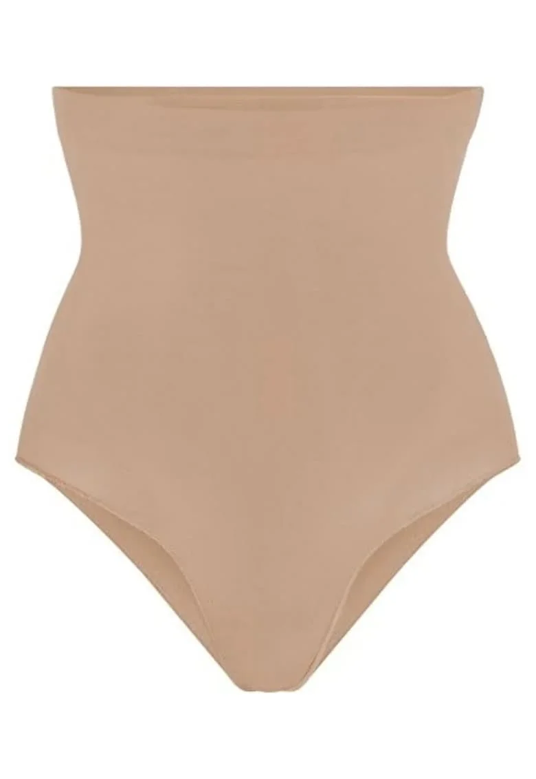 Slip modelator,  Premium, talie inalta, culoare Natural,
