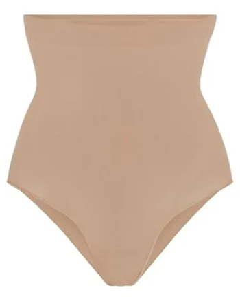 Slip modelator,  Premium, talie inalta, culoare Natural,