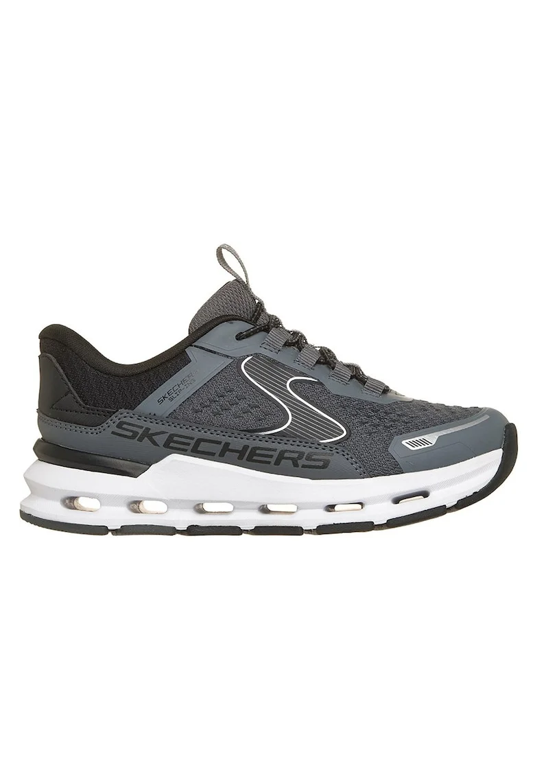 Pantofi Sport  Glide Step Slip-Ins JR 404203L-CCBK, Baieti, Gri