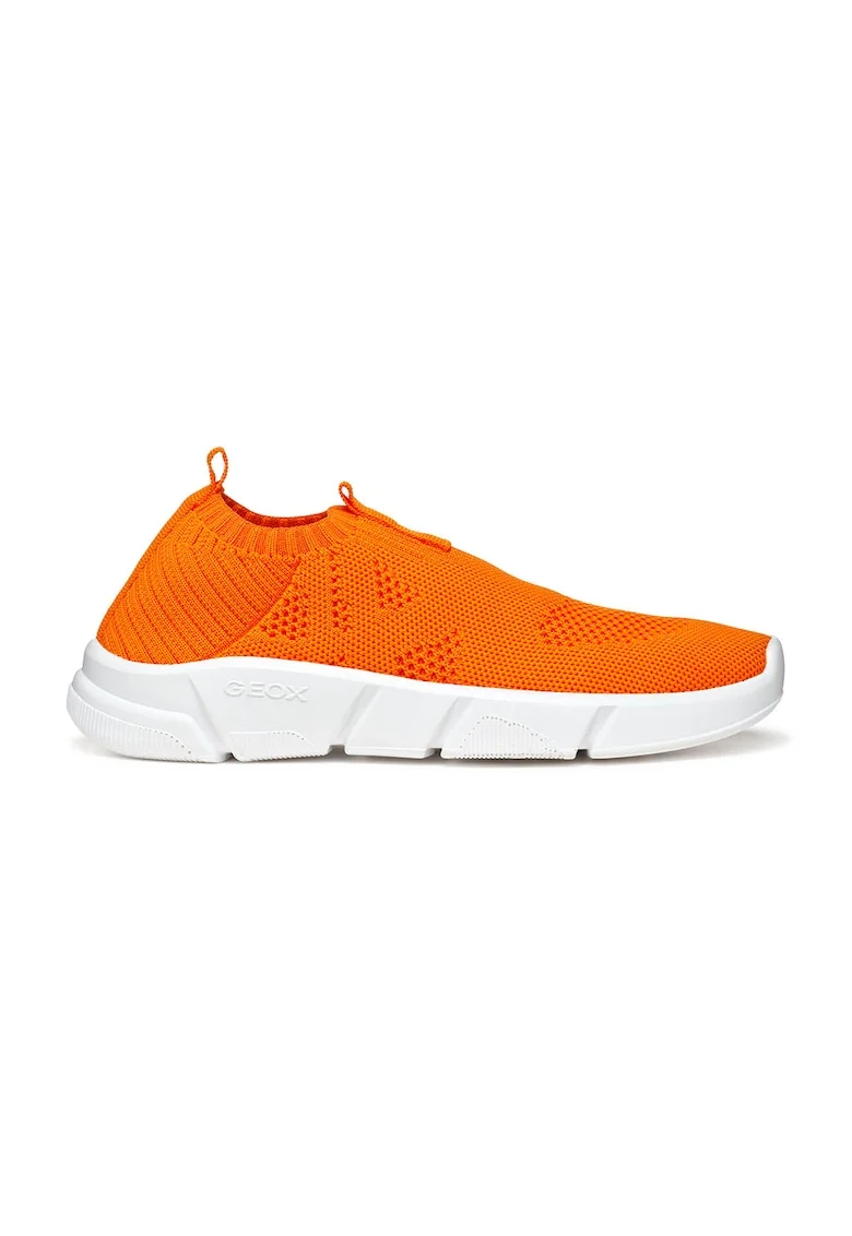 Pantofi sport slip-on din plasa, Portocaliu mandarina