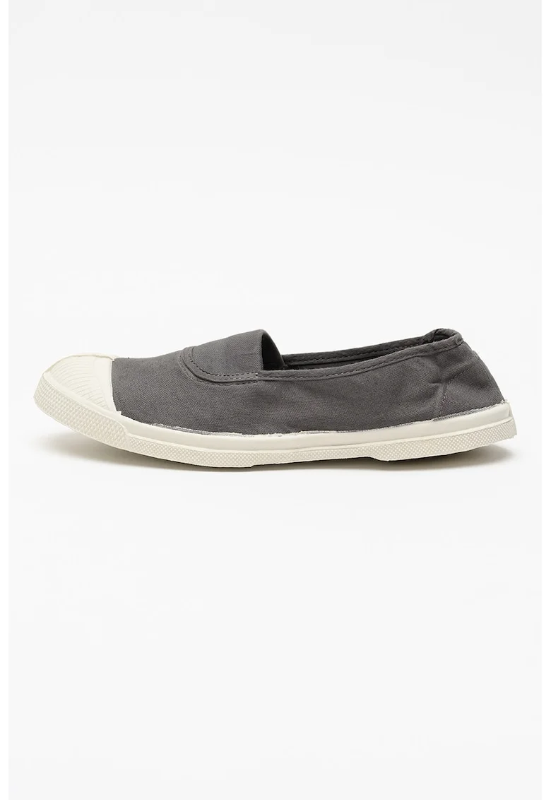 Tenisi canvas slip-on, Gri inchis
