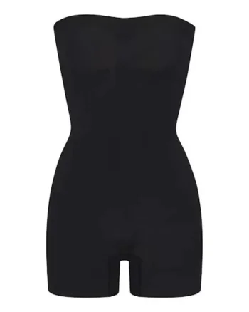 Corset modelator,  body scurt fara bretele, negru, femei