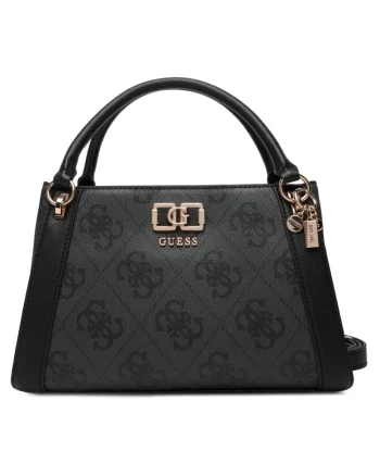 Geanta dama  Karnilla HWOS9901060-CLO, geanta de mana si crossbody, piele ecologica, model monogram, gri inchis