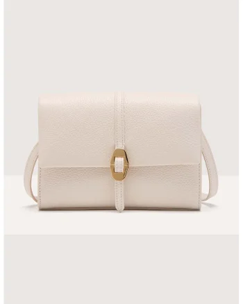 Geanta crossbody de piele Dorian, Alb
