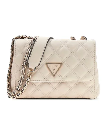Geanta crossbody cu bareta convertibila Giully, Crem