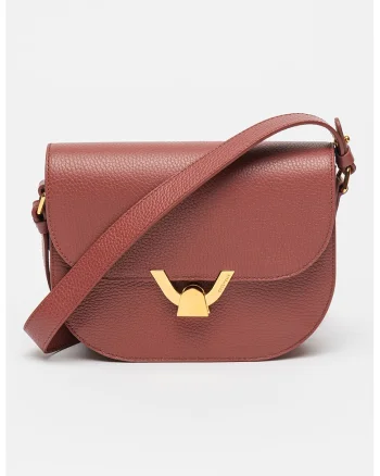 Geanta crossbody de piele cu bareta ajustabila Dew, Rosu