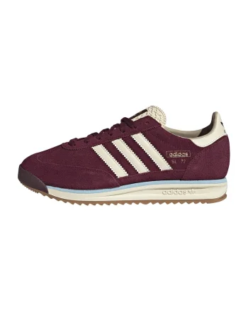 Pantofi sport SL 72 RS de piele intoarsa, Visiniu/Crem