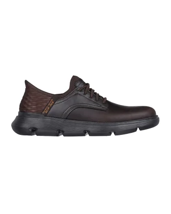 Pantofi Garza-Gervin Slip-Ins cu logo discret, Maro inchis