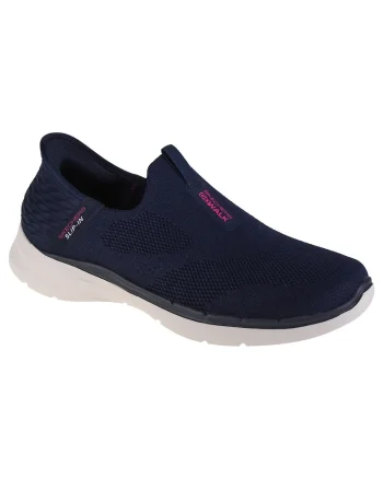 Sneakers,  Go Walk 6 Fabulous View Slip-ins 124569-NVY, Albastru marin, Bleumarin
