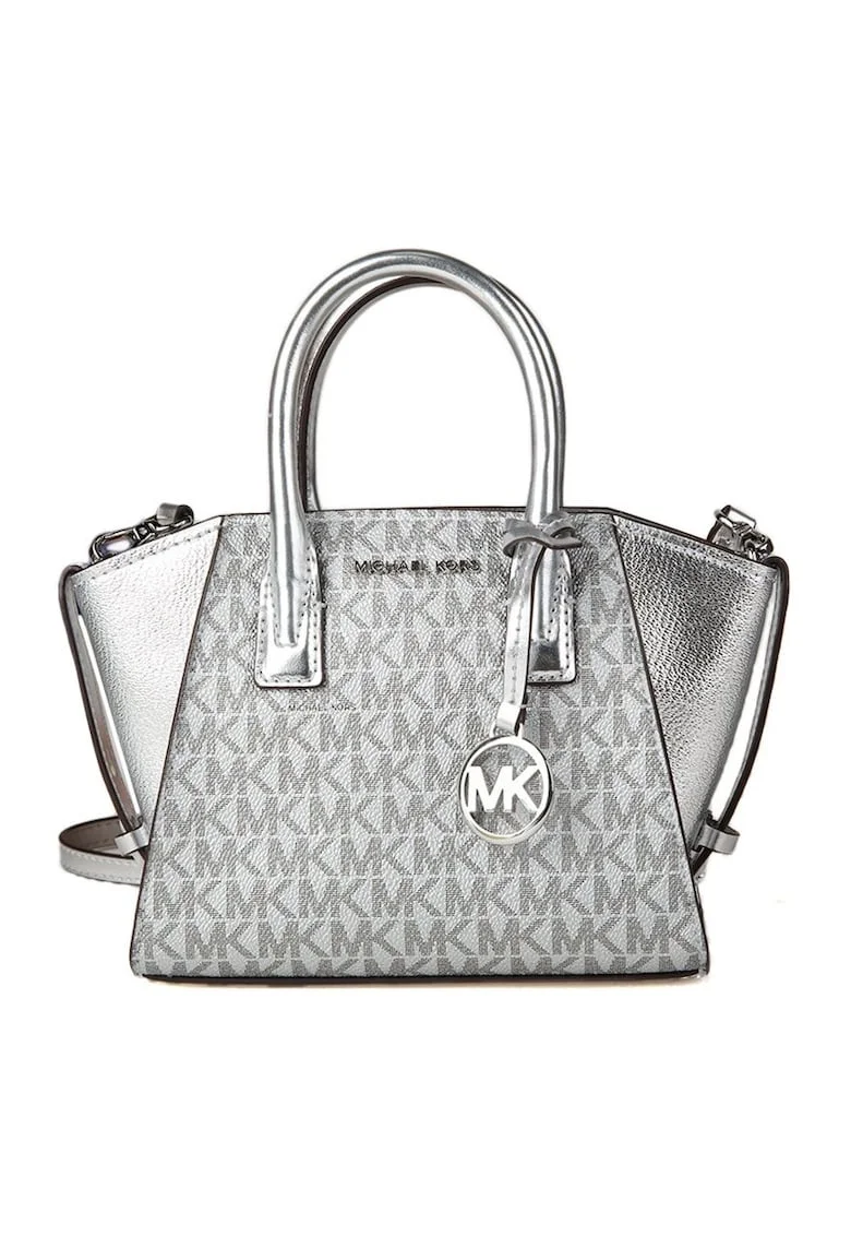 Geanta crossbody din piele ecologica cu aspect metalizat Avril, 16x24x9