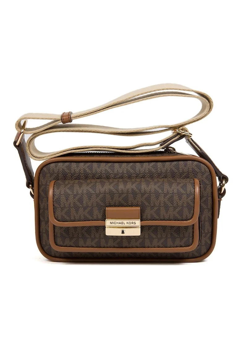 Geanta crossbody cu imprimeu cu monograma Bradshaw, 19x12x7cm