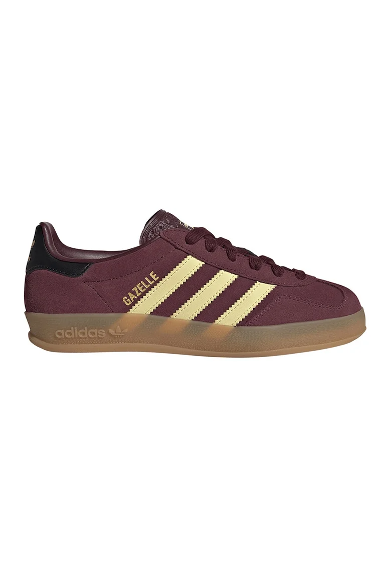 Pantofi sport Gazelle Indoor din piele intoarsa cu garnituri din material sintetic