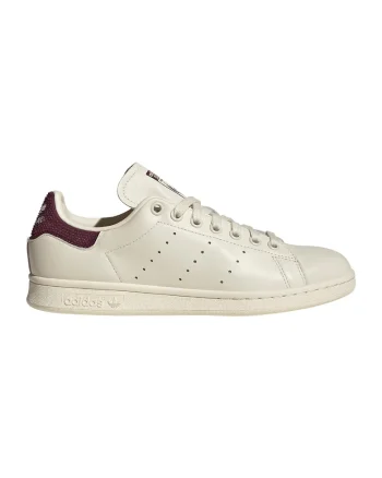 Pantofi sport Stan Smith din piele cu perforatii, Crem/Maro pamantiu