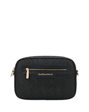 Geanta crossbody din piele ecologica, Albastru