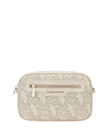 Geanta crossbody din piele ecologica, Bej
