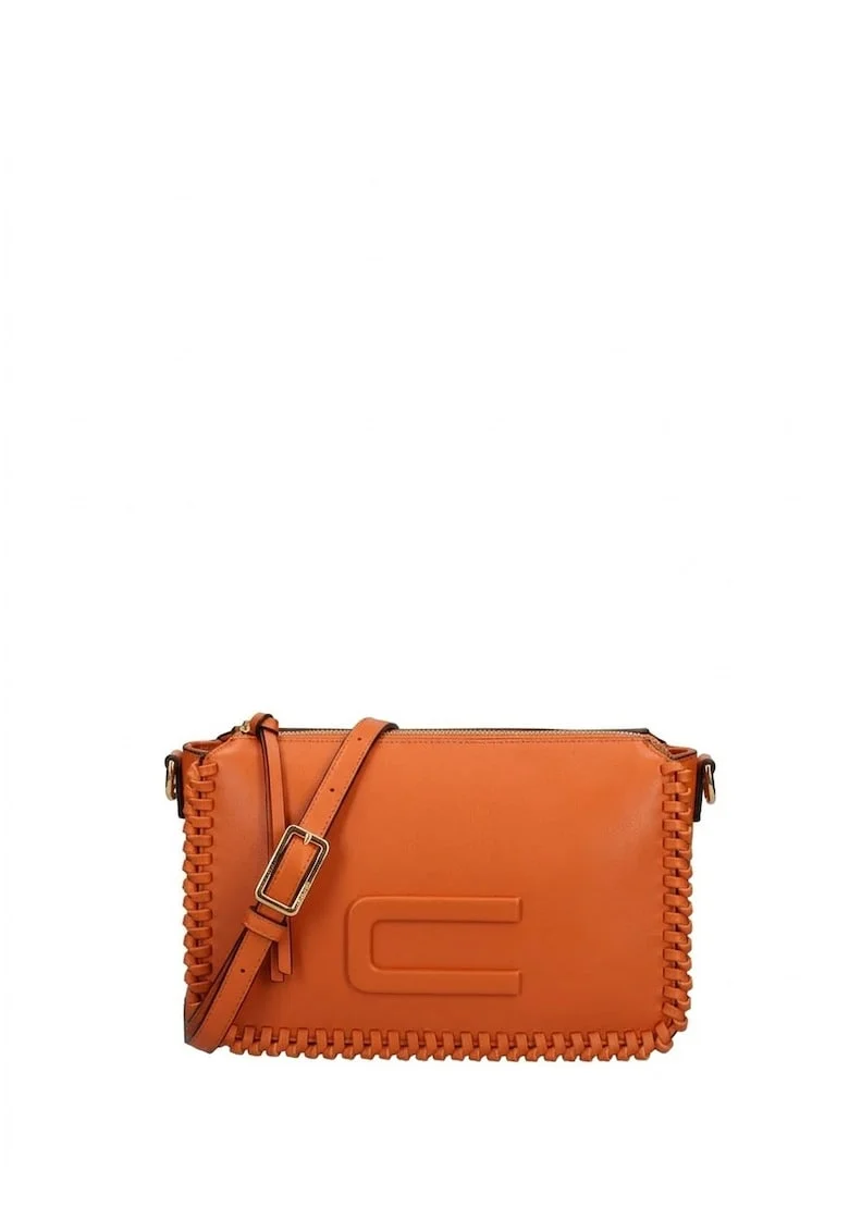 Geanta crossbody cu bareta detasabila Astria Elite, Portocaliu