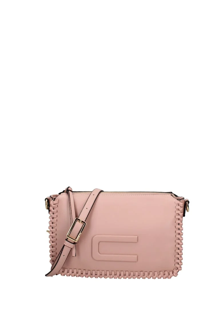 Geanta crossbody cu bareta detasabila Astria Elite, Nude rose