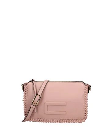 Geanta crossbody cu bareta detasabila Astria Elite, Nude rose