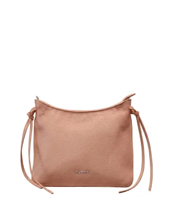 Geanta crossbody din piele ecologica Auriela Pro, Portocaliu persan
