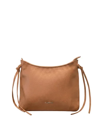 Geanta crossbody din piele ecologica Auriela Pro, Maro