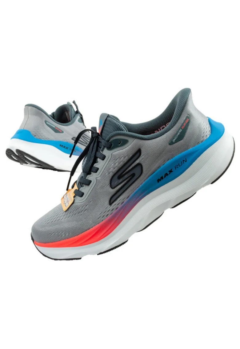 Tenisi  Max Run, gri, slip-ins, Gri