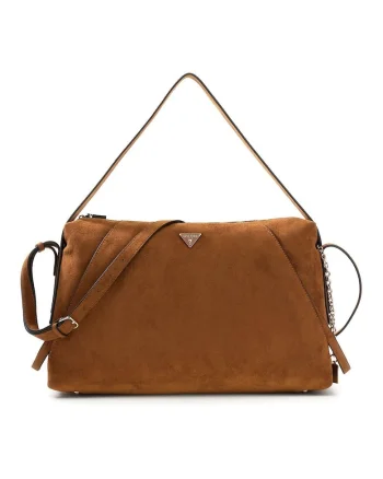 Geanta crossbody din piele intoarsa ecologica Devon