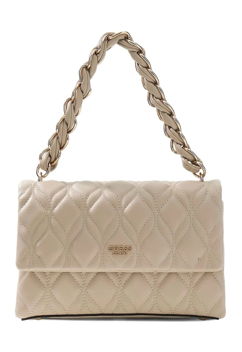 Geanta crossbody din piele ecologica cu aspect matlasat Maxine