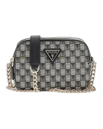 Geanta crossbody cu model geometric
