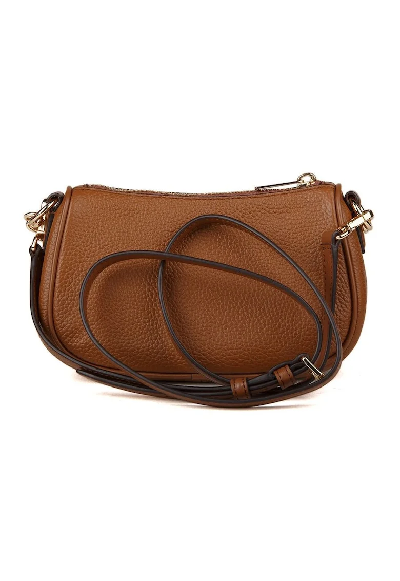 Geanta dama  Crossbody, poliuretan, auriu, 20x12x6 cm