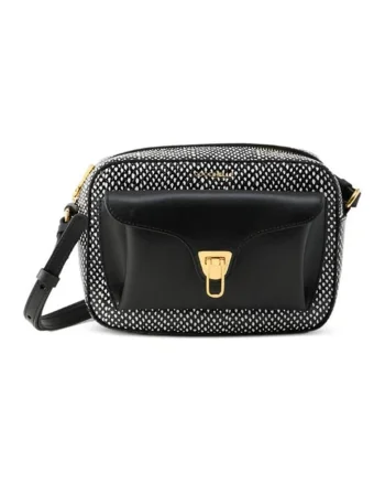 Geanta crossbody cu model piele de crocodil