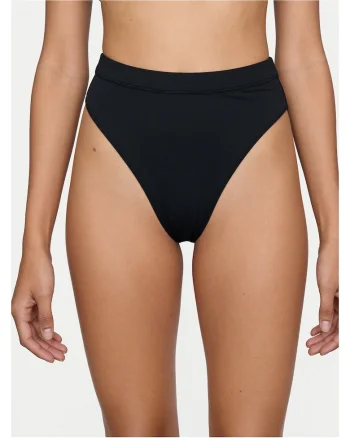 Slip de baie pentru femei,  negru, poliester, elastan