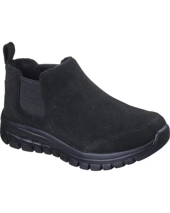 Ghete Chelsea slip-on din piele intoarsa cu insertii elastice Graceful
