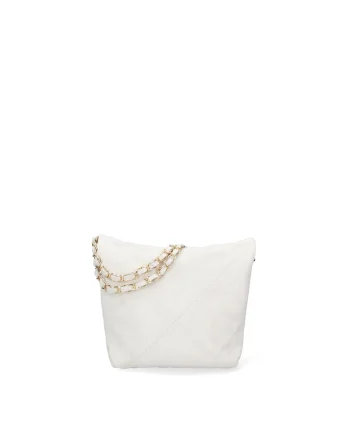Geanta crossbody de piele intoarsa Edera Plus, Gri deschis