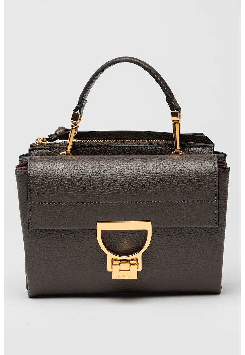 Geanta crossbody de piele Arlettis, Maro taupe inchis
