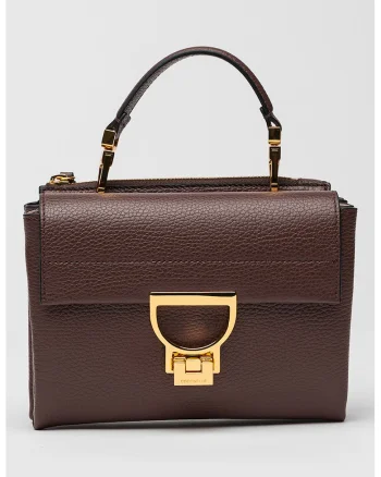Geanta crossbody de piele Arlettis, Violet pruna