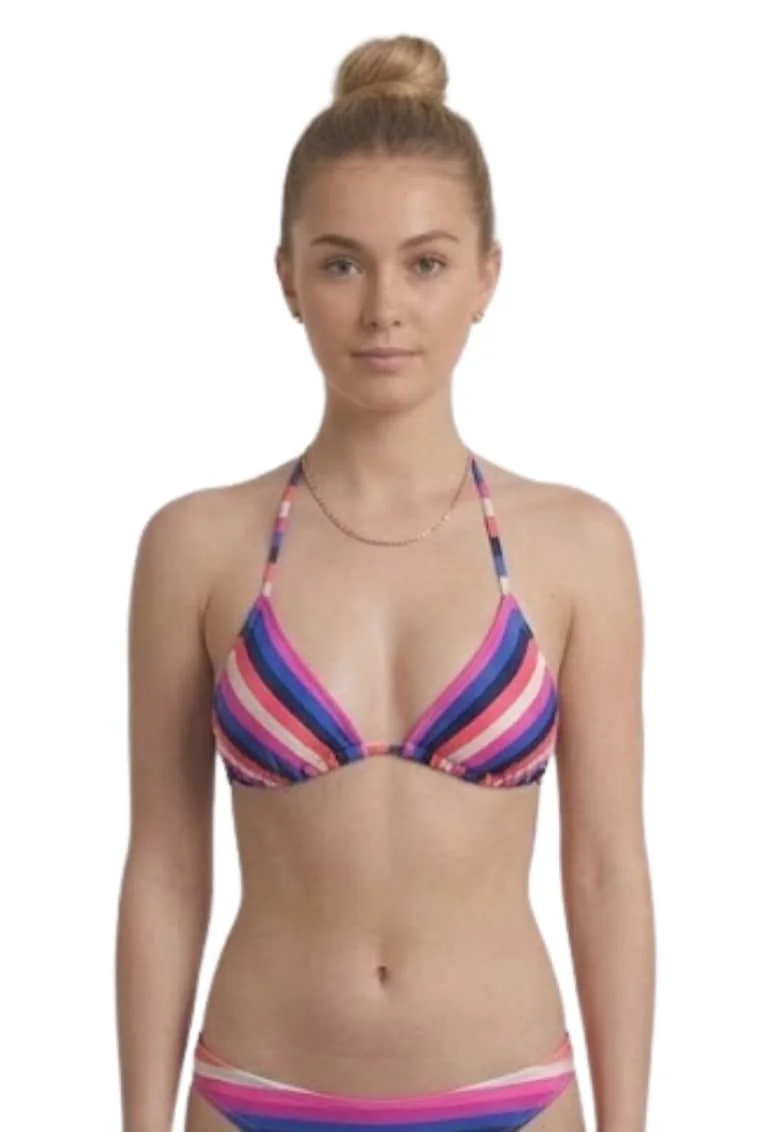 Sutien de baie cu dungi,